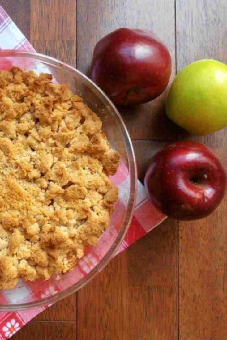 apple crumble topping